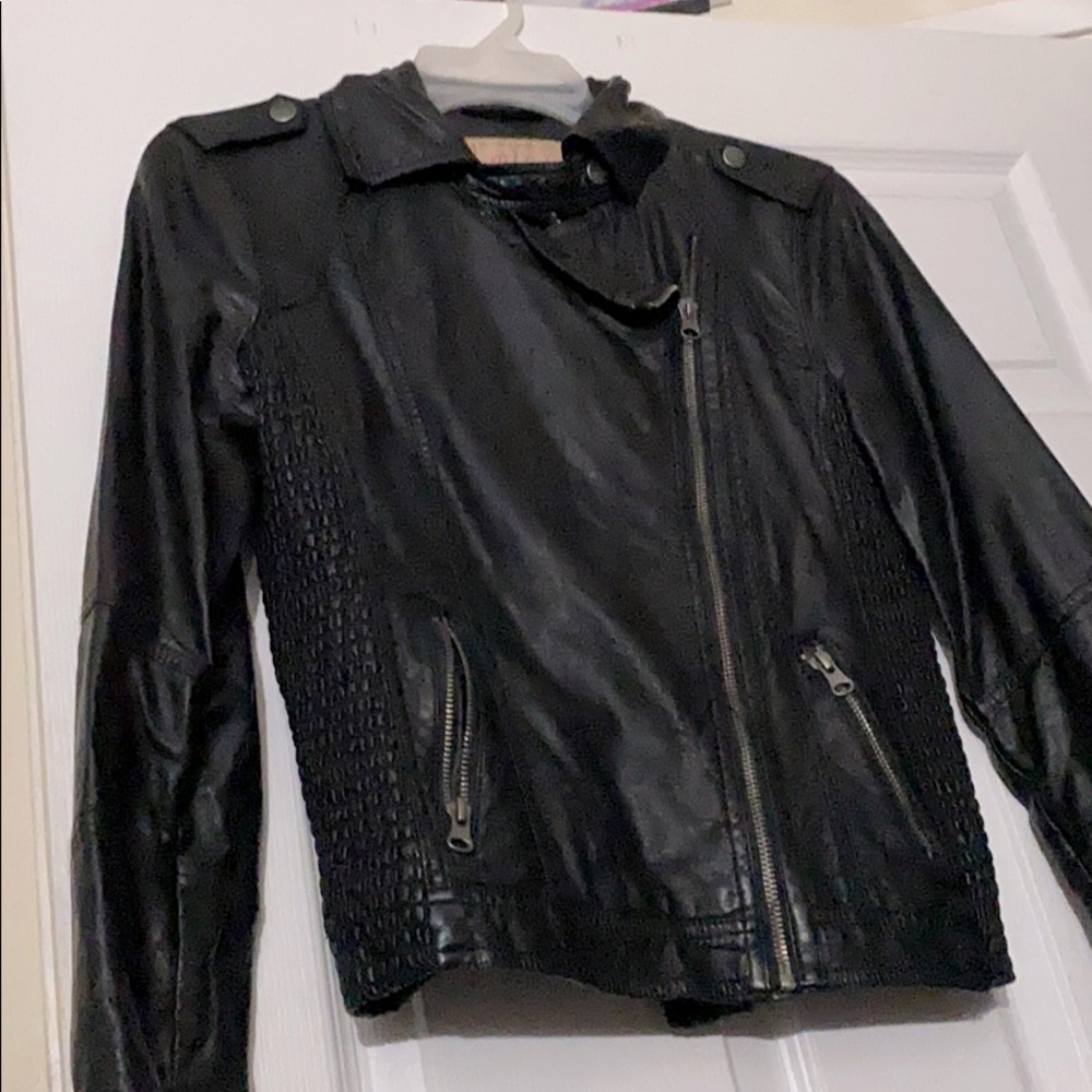 Leather jacket
